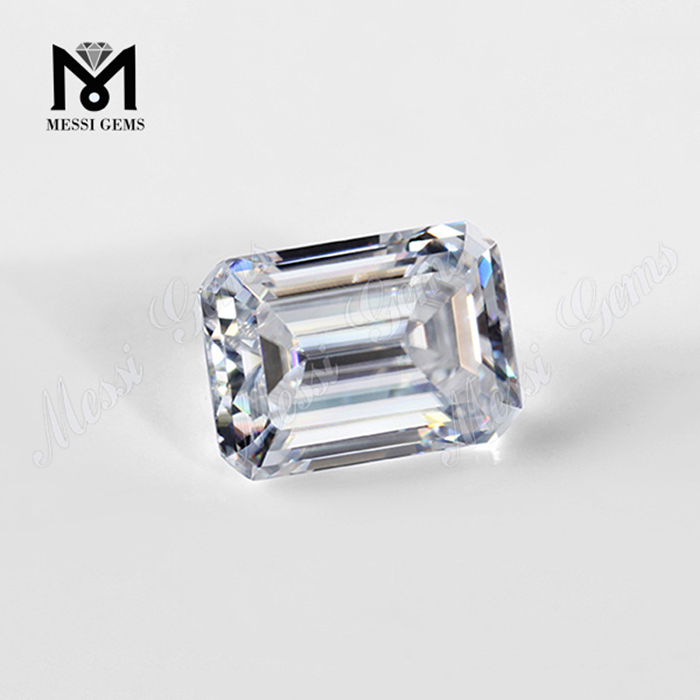 ルース モアサナイト ダイヤモンド 1 カラット エメラルド カット モアサナイト VVS