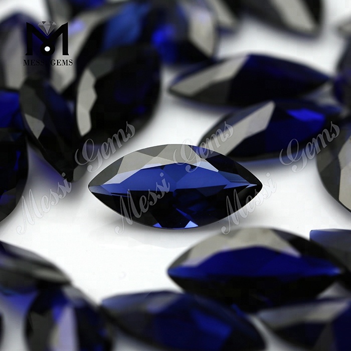 工場出荷時の価格 34 # マーキス ブルー サファイア コランダム宝石