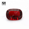 梧州工場価格宝石職人のアートクッション凹面カット赤い色のガラス石