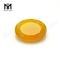 楕円形のカットファセットストーン黄色瑪瑙ルーズ瑪瑙石