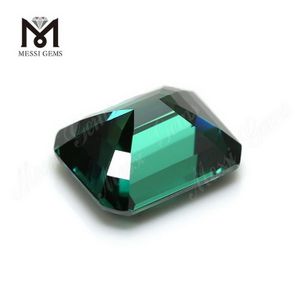 ラボ作成のルース宝石のカラットあたりの価格 オクタゴン グリーン モアサナイト ダイヤモンド