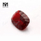 梧州工場価格宝石職人のアートクッション凹面カット赤い色のガラス石