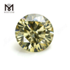 工場出荷時の価格のルース宝石 1 カラット ブリリアント カット イエロー モアサナイト ダイヤモンド