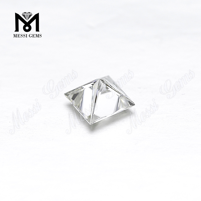 ホワイト カラー スクエア モアサナイト ダイヤモンド シェイプ VVS モアサナイト プリンセス 1ct メーカー