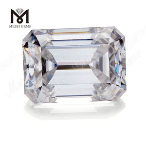 エメラルド カット モアサナイト ダイヤモンド 1 カラット 中国合成 モアサナイト 工場価格