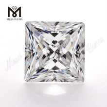 卸売 def モアサナイト ダイヤモンド ホワイト プリンセス カット 5.5x5.5mm カラットあたりの価格ルース モアサナイト