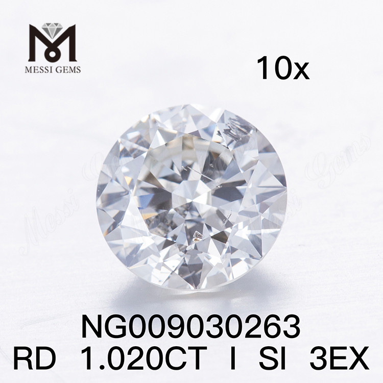1.020ct ルース 宝石 合成ダイヤモンド I SI EX カット
