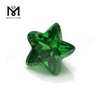 ジュエリー作り用の緑色の星型キュービックジルコニアストーン3*3-12 * 12mm CZ