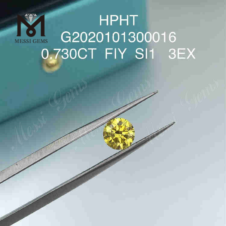 0.730ct FIY SI1 3EX RD ルース 合成ダイヤモンド の卸売