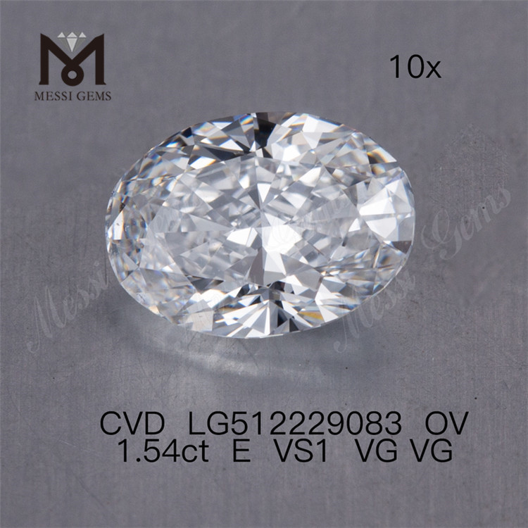 1.54ct E ルース Cvd ダイヤモンドと ov ルース人工ダイヤモンドが販売中