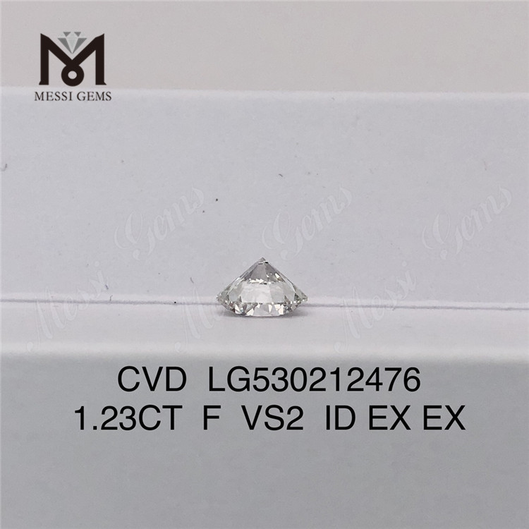 1.23ct F cvd ラボ ダイヤモンド VS2 ラウンド ホワイト ルース ラボ ダイヤモンド 卸売価格