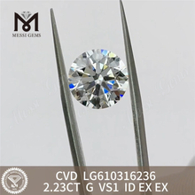 2.23CT G VS1 CVD コスト 合成ダイヤモンドs 持続可能な輝き by IGI丨Messigems LG610316236