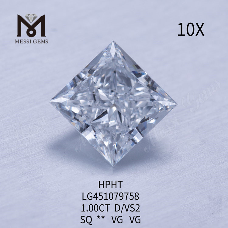 1.00 カラット D HPHT VS2 ラウンド 合成ダイヤモンド