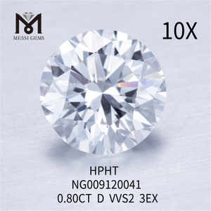 0.80CT D ラウンド VVS ラボ ダイヤモンド 3EX 合成ダイヤモンドs 卸売