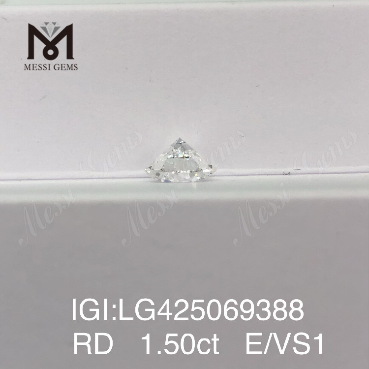 1.50 カラット E/VS1 VG ラボ ダイヤモンド 1.5 カラット ラウンド 