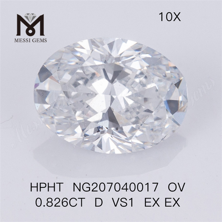 HPHT OV 0.826CT D VS1 EX EX 合成ダイヤモンド