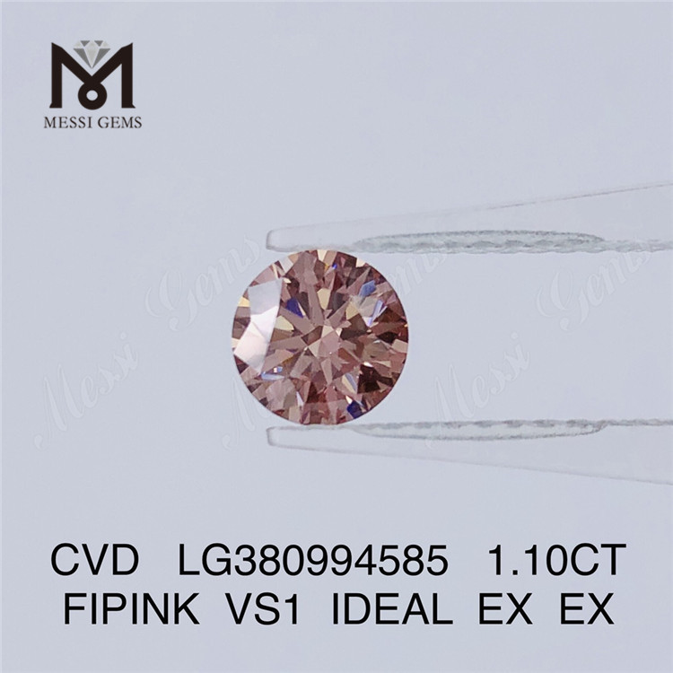 1.10CT FIPINK VS1 IDEAL EX EX Cvd ダイヤモンド卸売 LG380994585 