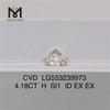 4.18CT H カラー ルース ラボ ダイヤモンド SI1 ID EX EX 合成ダイヤモンド 卸売価格