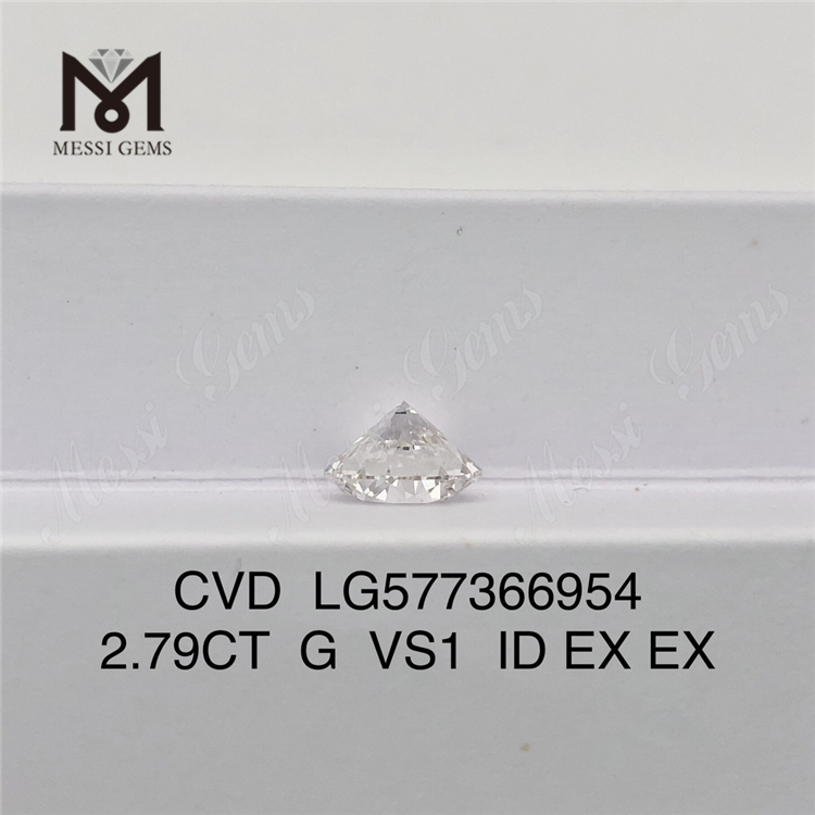 2.79CT G VS1 ID CVD トップ 合成ダイヤモンドs IGI 認定持続可能な高級品丨Messigems LG577366954 
