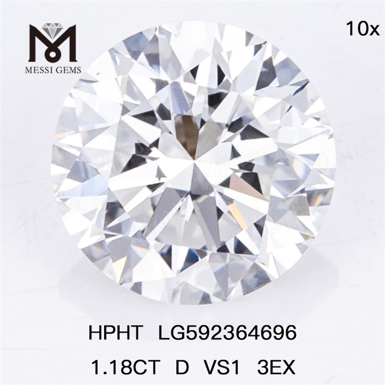 1.18CT D VS1 3EX Hthp ルース ダイヤモンド製造 HPHT ダイヤモンド LG592364696