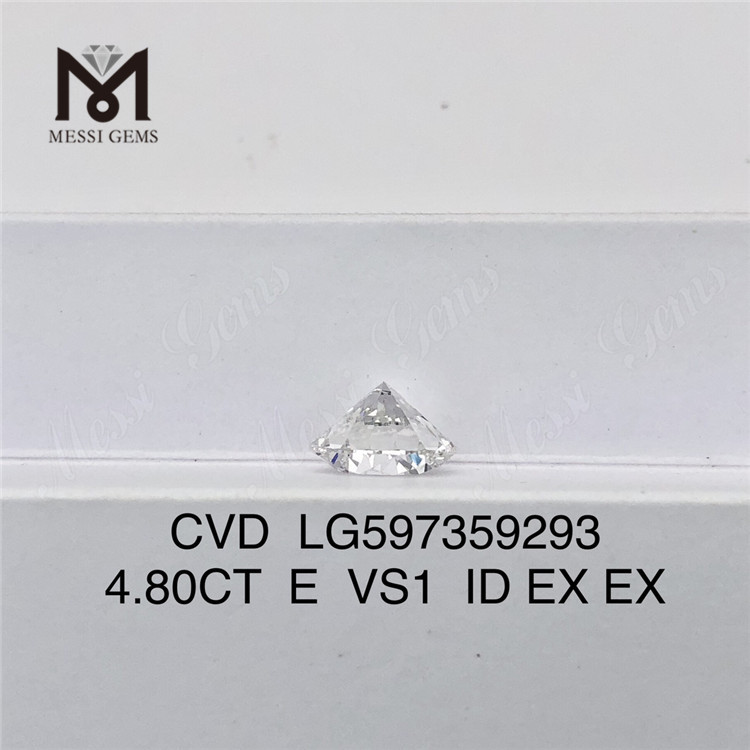 4.80CT E VS1 ID EX EX バルク エンジニアリング ダイヤモンド 輝きを解き放つ CVD LG597359293 丨Messigems