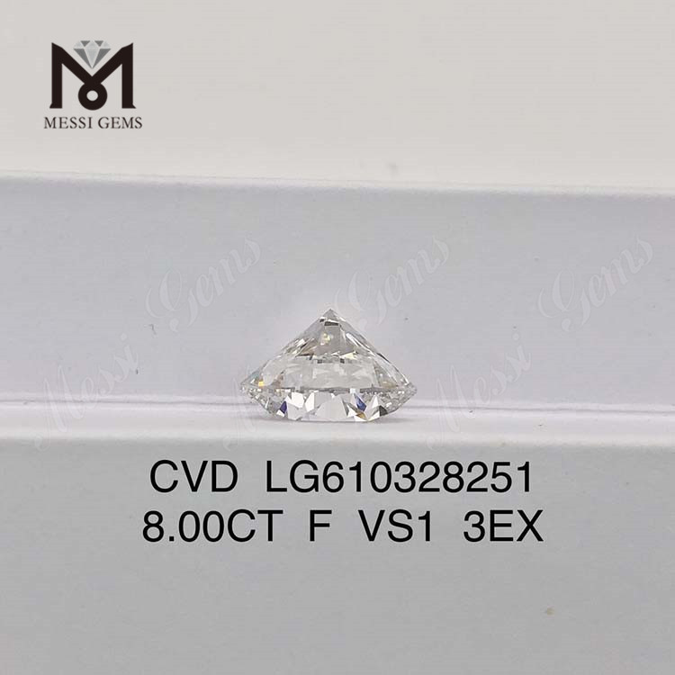 8.00CT FラボダイヤモンドコストIGI認定持続可能な輝き丨Messigems CVD LG610328251