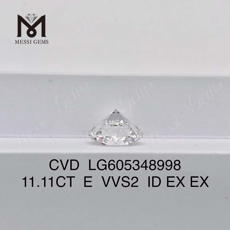 11.11CT E VVS2 ID 人工ダイヤモンドのコスト環境に優しい価値丨Messigems CVD LG605348998