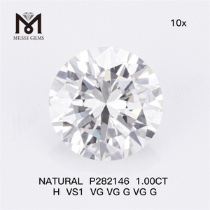 1.00CT H SI2 VG VG VG VG VG 1 カラットの天然ダイヤモンドセレクションが時代を超えた美しさを明らかに P282147丨Messigems