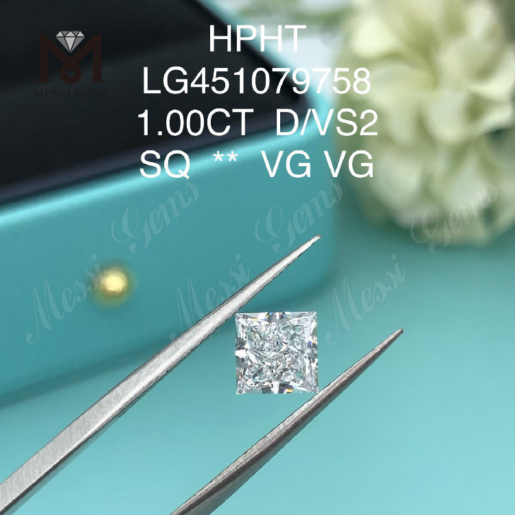 1.00 カラット D HPHT VS2 ラウンド 合成ダイヤモンド