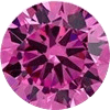 ピンクの立方晶ジルコニア