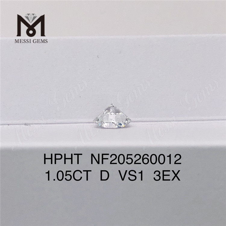 1.05Ct ラウンド カット D VS1 3EX 合成ラボ ダイヤモンド HPHT