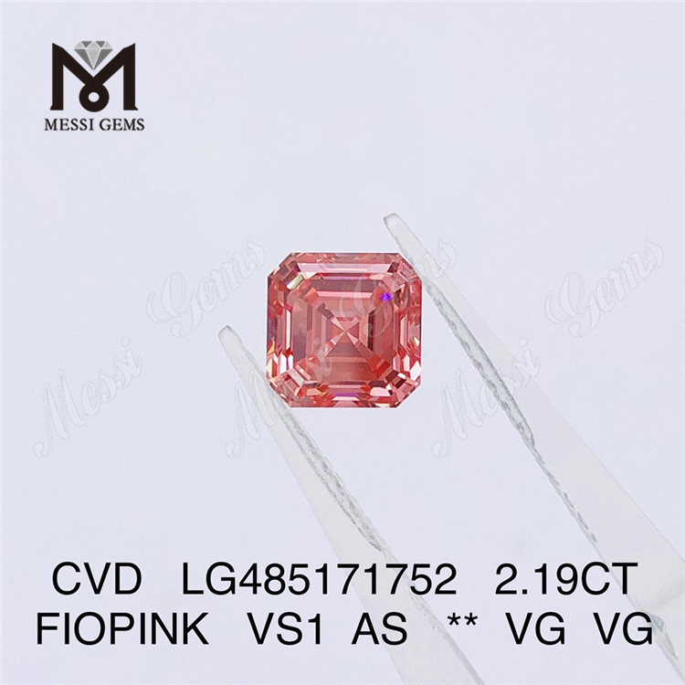 2.19CT FIOPINK VS1 AS VG VG ラボ ダイヤモンド卸売 CVD LG485171752