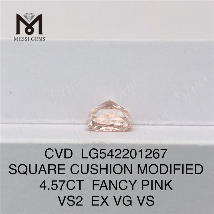4.57ct ファンシー ピンク 合成ダイヤモンド SQ Cvd 人工ダイヤモンドが販売中