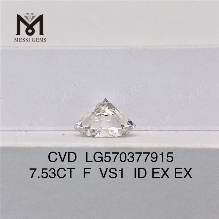7.53CT F VS1 ID EX EX 価格 合成ダイヤモンド CVD LG570377915