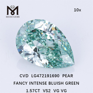 1.57CT VS2 ブルー ルース合成ダイヤモンド CVD グリーン ラボ グロウン ダイヤモンド卸売 LG472191690