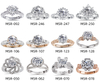 18K リアルゴールド AU750 1ct ダイヤモンド結婚指輪 女性用