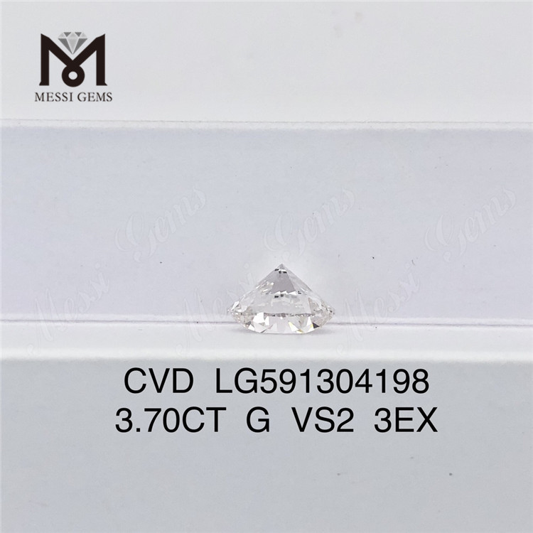 3.70CT G VS2 3EX CVD ダイヤモンドの卸売品質と節約 LG591304198丨Messigems