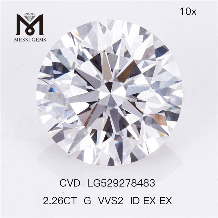 2.26CT G VVS rd ラボ ダイヤモンド Cvd ダイヤモンド卸売