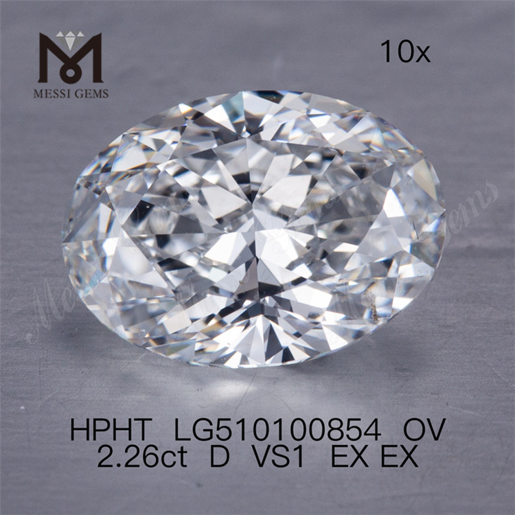 2.26CT hpht 合成ダイヤモンド F ov ラボ ダイヤモンド 卸売価格