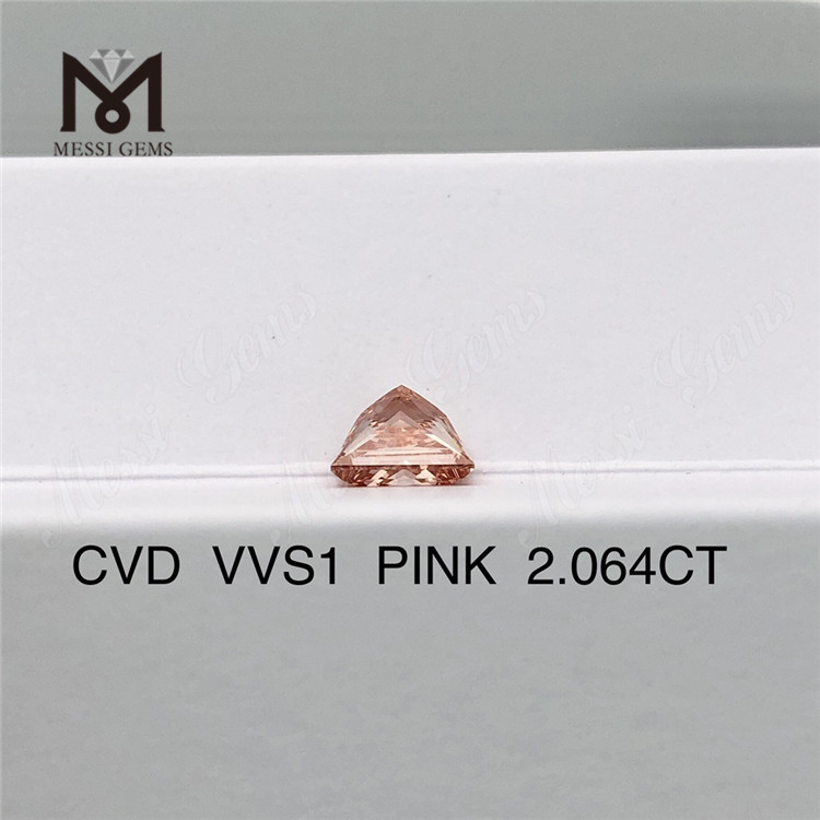 2.064ct ピンク 合成ダイヤモンド サプライヤー Cvd 合成ピンク ダイヤモンド卸売価格