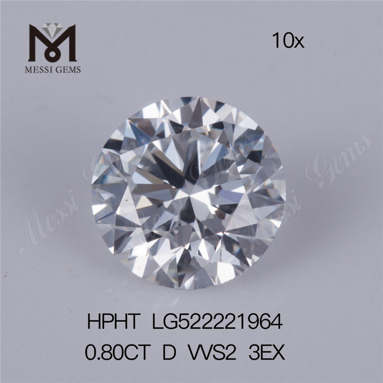 ブリリアント カット 合成ダイヤモンド DEF 0.8 カラット ラボ グロウン ダイヤモンド D VVS2 3EX カラットあたりの価格