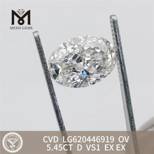 5.45CT D VS1 CVD OV 製造ダイヤモンド卸売丨Messigems LG620446919 