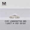 7.20CT H VS1 EX EX MQ 7ct 卸売 Cvd ダイヤモンド LG602357745