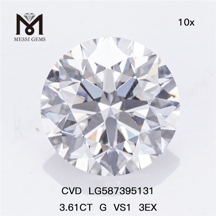 3.61CT G VS1 3EX CVD ダイヤモンド デザイナーの素晴らしいジュエリーの秘密 LG587395131丨Messigems