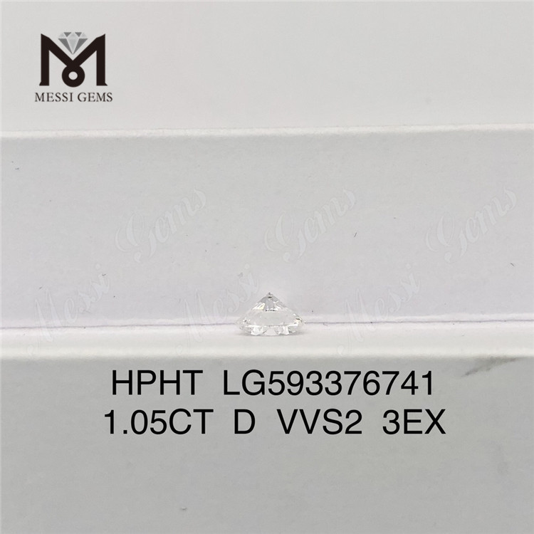 1.05CT D VVS2 3EX HPHT ダイヤモンド販売用 HPHT LG593376741