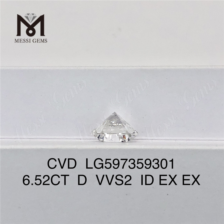 6.52CT D VVS2 ID EX EX CVD ラボ養殖ダイヤモンド 一括購入のソース LG597359301丨Messigems