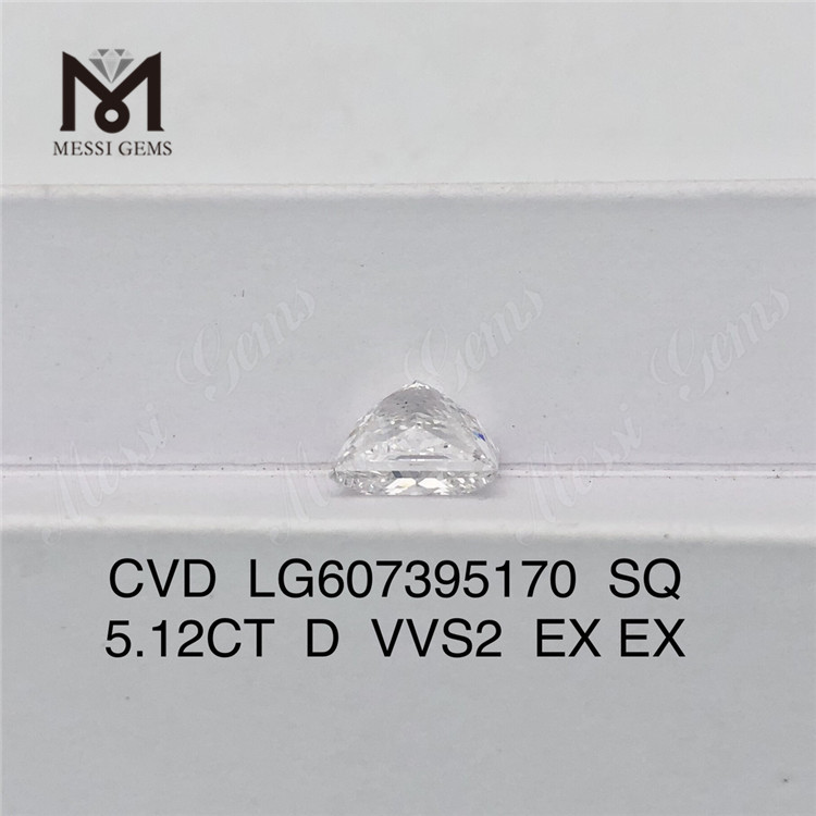 5.12CT D SQ VVS2 合成ダイヤモンド 中国 CVD IGI LG607395170