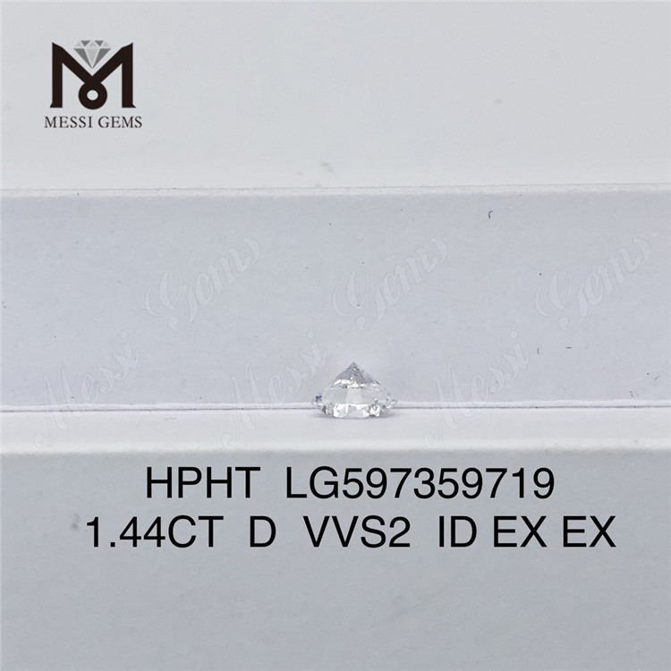 1.44CT D VVS2 ID EX EX 卸売ラボメイド ダイヤモンド 競争力の優位性 HPHT LG597359719丨Messigems
