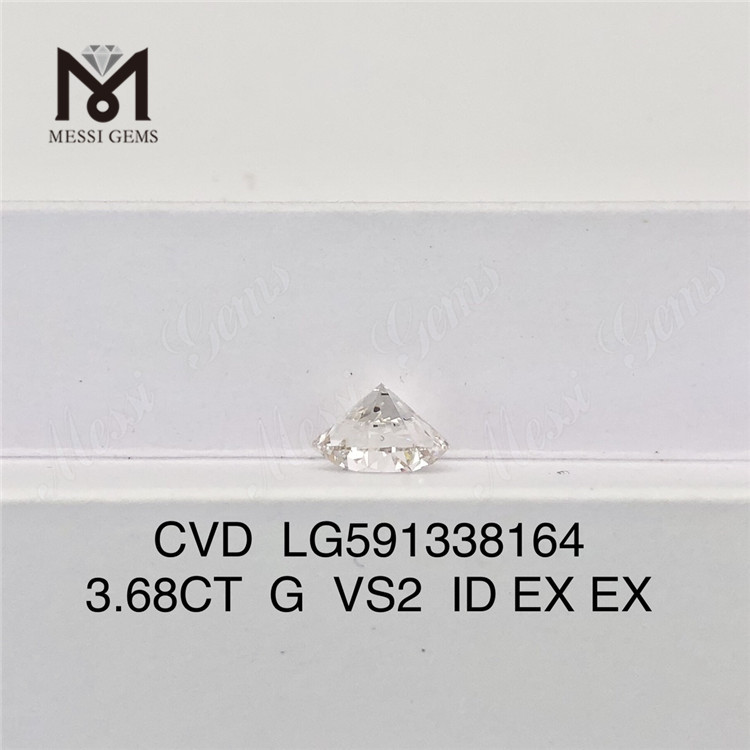 3.68CT G VS2 ID EX EX バルク CVD ダイヤモンド 利益のチャンスを解き放つ LG591338164丨Messigems