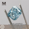 6.47CT 長方形カット ファンシー インテンス グリーン ブルー VS1 CVD ブルー ラボ ダイヤモンド LG626468353 丨Messigems